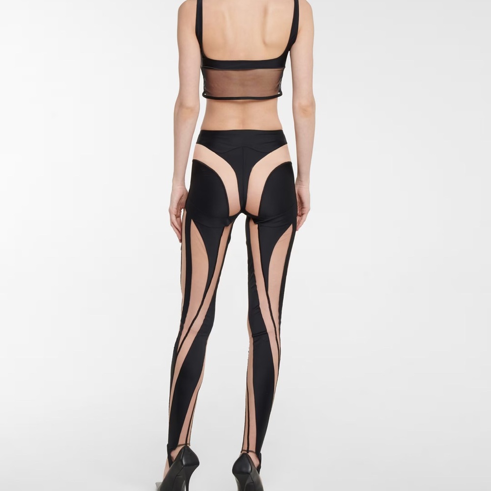 ***SOLD***Mugler spiral leggings - Picture 7 of 7
